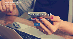 Desktop Screenshot of motorky-a-motodoplnky.centralni-registr.cz
